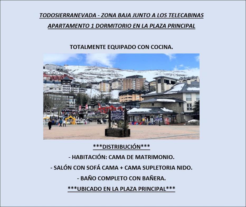 Ski Plaza Sierra Nevada & Zona Baja Exterior foto